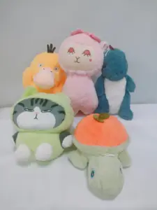 Muñeco de peluche de nutria personalizado de fábrica, juguete de peluche suave hecho a medida con dibujos animados cómodos