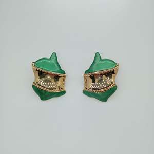 Pendientes de Moda con Cristales, Acero Inoxidable 316L, Baño de Oro PVD, Diseño Ecológico y Resistente - Product Image 1