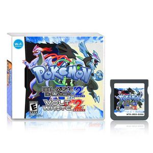 Cartucce di Gioco Retro per Pokémon Blaze Black 2 Redux e Volt White 2 Redux per Nintendo NDS, Versione USA - Product Image 1
