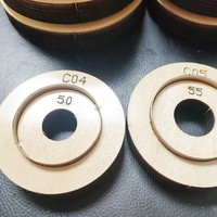 Di alta qualità in acciaio personalizzato lama giapponese taglio del legno muore in legno per incisione Base di stampo per coltello artigianale in pelle