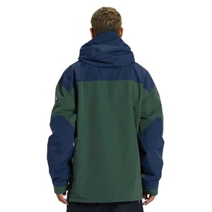 Anorak de neige coupe-vent avec logo personnalisé pour homme Pantalon à bretelles de snowboard à fermeture éclair au quart-de-moitié et veste de <span class=keywords><strong>ski</strong></span> à enfiler Grande taille - Product Image 3