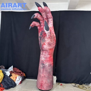 Grande main <span class=keywords><strong>de</strong></span> monstre gonflable d'horreur, bras <span class=keywords><strong>de</strong></span> diable sanguin gonflable effrayant pour la décoration <span class=keywords><strong>de</strong></span> fête d'Halloween et <span class=keywords><strong>de</strong></span> maison hantée - Product Image 3