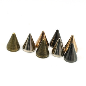 Décoration de collier pour animaux de compagnie DIY avec rivets coniques pointus, en laiton, <span class=keywords><strong>à</strong></span> <span class=keywords><strong>visser</strong></span>, accessoires pour chaussures, sacs et vêtements - Product Image 5