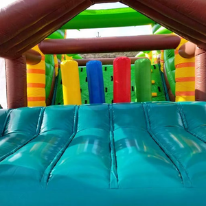 Jeu d'obstacles en forêt gonflable Course d'obstacles gonflable Bounce House Jeu gonflable de course d'obstacles pour enfants et adultes - Product Image 6