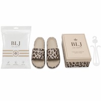 Sandales légères antidérapantes en EVA personnalisées pour femmes, imprimé léopard, couleur beige, style animalier, pour l'été, la plage, décontractées et tendance