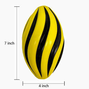 Joylit Promotional Buntes benutzer definiertes Logo Karneval 7 ''PU Soft Foam Rugby ball American Football Shaped Stress Ball - Product Image 4