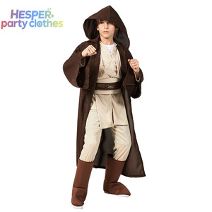 HESPER 2026 Nuevo Disfraz Infantil de Obi Wan Kenobi, Túnica con Capucha de Anakin, Capa de Caballero Jedi para Niños en Halloween - Product Image 2