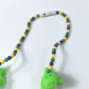 Collares de cuentas LED de cocodrilo al por mayor, decoraciones iluminadas verdes para el Día de San Patricio, para fiestas al aire libre y carnavales, recuerdos de fiesta - Product Image 5