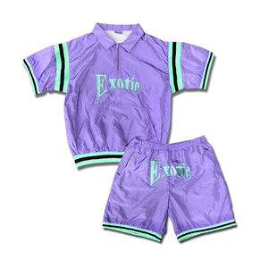 เสื้อกันลมมีซิปสำหรับผู้ชายเสื้อแจ็คเก็ตมีกระเป๋าปักโลโก้1/4 - Product Image 3