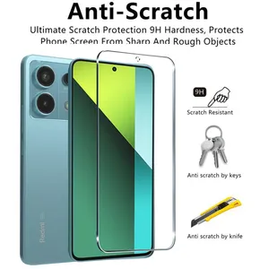 Proteggi schermo HD per <span class=keywords><strong>Xiaomi</strong></span> <span class=keywords><strong>Redmi</strong></span> <span class=keywords><strong>Note</strong></span> 13 12 11 <span class=keywords><strong>10</strong></span> 8 9 <span class=keywords><strong>Pro</strong></span> 13C 12C vetro per <span class=keywords><strong>Redmi</strong></span> <span class=keywords><strong>Note</strong></span> 13 <span class=keywords><strong>Pro</strong></span> Plus 5G vetro temperato - Product Image 2