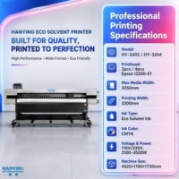 Nueva Impresora de Formato Ancho de 3200 mm con Tinta Eco Solvente Totalmente Automática para Impresión de Pancartas, Adhesivos y Pósters con 1 Año de Garantía