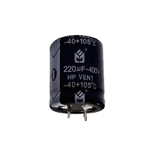 China Bom 10 Uf Microfarad 400v Capacitor Eletrolítico de Alumínio 3900uf 500v Para Ups 220uF 400V