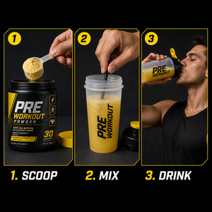 Pre Workout Energy Powder <strong>Boost</strong> Focus, Explosive Strength &amp; Endurance Sports Supplement, OEM &amp; Private Label Available - Product Image 3