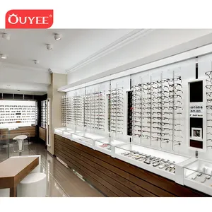 Fabbrica Fatto di Negozio di Mobili di Occhiali Professionale Occhiali di Visualizzazione Negozio di Ottica Interior Design con Aste