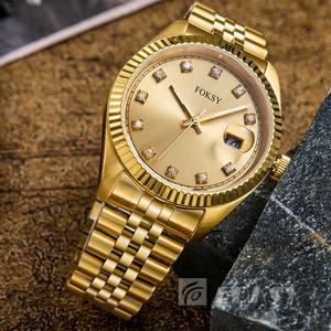 Montre Quartz Pour Homme Résistante à l'Eau en Acier Inoxydable, Logo Personnalisé, Fonctionnalités Lumineuses, Matériau du Boîtier 5 ATM, Cadran 40 mm, Boucle 20 mm - Product Image 1