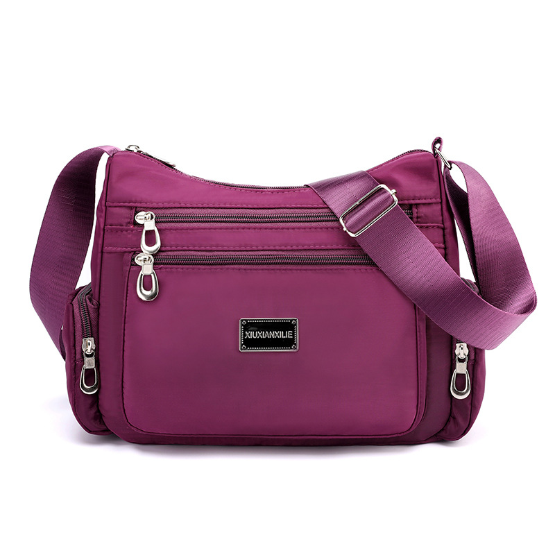 ★TOUT Y EST★ Multi Pocket Plus Crossbody Bag Purple 259775 ☆TOUT Y EST☆ Multi Pocket Plus Crossbody Bag Purple 259775