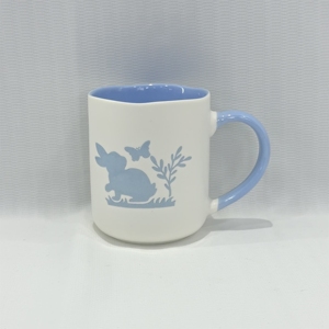 Factory Sale Ceramic Rabbit Cartoon Pattern Stoneware Mug Minimalist Eco-friendly Dishwasher & Microwave Safe - Product Image 4