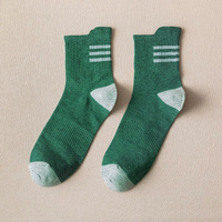 Chaussettes de sport respirantes en coton jetables personnalisées pour hommes, avec logo sur le dessous, idéales pour le printemps et la course à pied, vente en gros