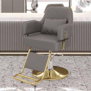 Sillón de <span class=keywords><strong>Barbero</strong></span> Hidráulico Reclinable de Cuero Resistente para Salón, con Rotación de 360 Grados y Altura Ajustable, para <span class=keywords><strong>Taller</strong></span>, Venta al por Mayor - Product Image 3
