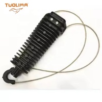 Ligne aérienne haute résistance en acier inoxydable haute Tension Nylon PA 500 PA 1500 pince de contrainte de câble aérien pince de cale