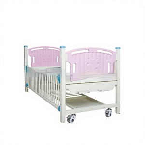 Cama Hospitalaria Manual Multifuncional para Niños, Cama de Infusión con Diseño de Dibujos Animados, Cama Doble Oscilante de ABS para Hospitales Maternoinfantiles - Product Image 1
