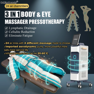 Máquina de Presoterapia con Certificación CE, 24 Bolsas de Aire, Alivia <span class=keywords><strong>la</strong></span> Hinchazón de <span class=keywords><strong>las</strong></span> <span class=keywords><strong>Piernas</strong></span>, Drenaje Linfático Corporal Completo - Product Image 1