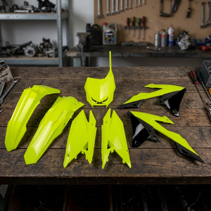 Per Suzuki RMZ 450 2018-Kit di plastica 2025 giallo Fluo accessori per moto - Product Image 3