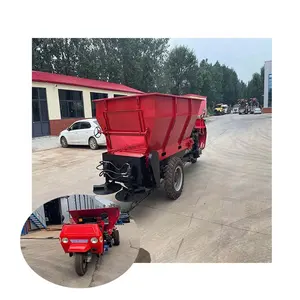 Three-wheeled seat-driving fertilizer conveying hydraulic control vehicle fertilizer spreader High efficiency manure spreader