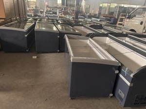 Réfrigérateur commercial pour supermarché, vitrine à viande avec porte vitrée, îlot de présentation - Product Image 5