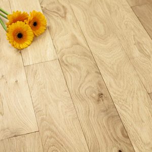 Sol de bois dur de chêne clair pour garage, 50 T & G - Product Image 3