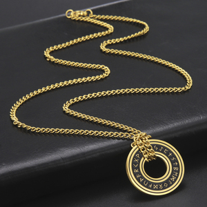 Vintage Nordic Rune Necklaces for Men Stainless Steel Norse Runes Viking Jewelry Pagan <strong>Elder</strong> Futhark Pendant Amulet Talisman - Product Image 6