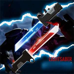 Sable de Luz Retráctil de Doble Hoja <span class=keywords><strong>2</strong></span> en 1, Espada de Juguete LED Brillante para Niños, Juguete Transfronterizo Más Vendido - Product Image 3