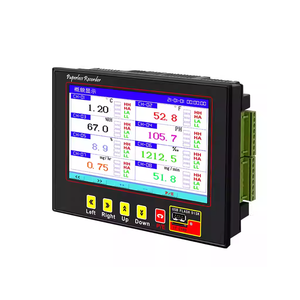 Enregistreur de température numérique couleur sans papier multi-canaux PT100 + thermocouple - Product Image 1