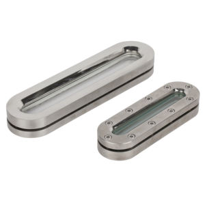 Удлиненный эллиптический круглый прицел для стекла из нержавеющей стали SS304 SS316L индикатор уровня закаленного натриево-известкового стекла OEM/ODM - Product Image 4