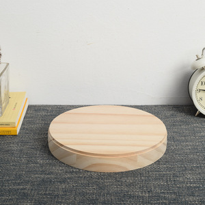Round <b>Wooden</b> <b>Blocks</b> Pine Wood Natural Color Multi Size Solid Wood Craft Model Material Modern Simple Style - Product Image 2