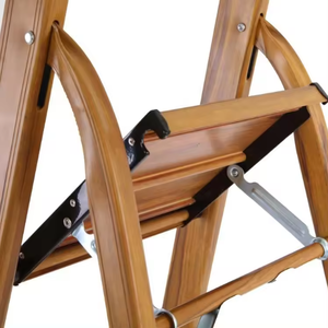<span class=keywords><strong>Escalera</strong></span> <span class=keywords><strong>DE</strong></span> INTERIOR <span class=keywords><strong>DE</strong></span> ALUMINIO Plegable ligera <span class=keywords><strong>de</strong></span> grano <span class=keywords><strong>de</strong></span> <span class=keywords><strong>madera</strong></span> EN 6/7 personalizada <span class=keywords><strong>de</strong></span> fábrica 3/<span class=keywords><strong>4</strong></span>/5/131 escalones diseño plegable moderno - Product Image 4