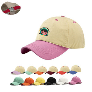 Unisex Adjustable Cotton Baseball Cap Custom Logo Kids & Dad Hat Plain Trucker Hats for Promotional Purpose