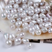 Vente en gros de perles d'eau douce naturelles blanches Edison baroques de 10,5 à 14 mm pour la fabrication de bijoux