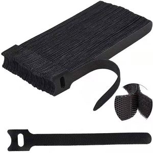 Color Flexible Velcroes Automatic Hand-held Self-gripping Strap <b>Hook</b> and Loop Strap Cable Tie Custom Velcroes - Product Image 1