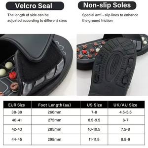 Sandal sepatu pijat akupuntur, sandal sepatu pijat stimulasi refleksi, titik akupuntur, bantuan <span class=keywords><strong>Plantar</strong></span> Fasciitis - Product Image 6