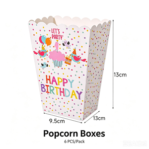 Ensemble de vaisselle jetable pour fête d'<span class=keywords><strong>anniversaire</strong></span> d'enfants, thème à pois avec assiettes, gobelets, serviettes, chapeau et bannière - Product Image 6