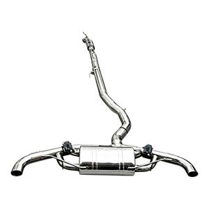 Vortex Stainless Steel Valved Catback <b>Exhaust</b> for Mercedes-AMG A45S W177 with Center <b>Silencer</b> Dual Outlets Flaps Pipeline - Product Image 1