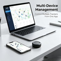 Traceur GPS intelligent pour objets avec navigation GPS, application gratuite, partage d'historique d'itinéraire, batterie 3 ans