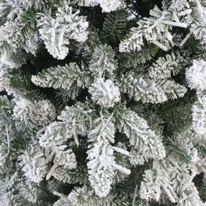 Chất lượng cây chất lượng tốt Fasion nhân tạo giáng sinh 7.5 feet pre-lit đổ xô cây tuyết cây điện áp thấp Led đa - Product Image 5