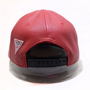 OEM biểu tượng tùy chỉnh 3D thêu 5-panel <span class=keywords><strong>PU</strong></span> da <span class=keywords><strong>Snapback</strong></span> mũ và mũ phổ biến sử dụng ngoài trời với huy hiệu kim loại Hot Bán - Product Image 4