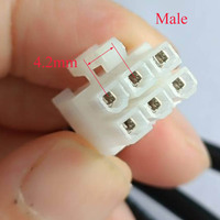 Kabel Ekstensi Molex 4.2mm Pitch 6P Male Female 39013060 MDB untuk Mesin Penjual Otomatis, Kabel Harness Isolasi
