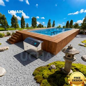 Piscine à structure en acier inoxydable Installation facile et durable Piscine en acier inoxydable personnalisée Étanche et faible <span class=keywords><strong>entretien</strong></span> - Product Image 3