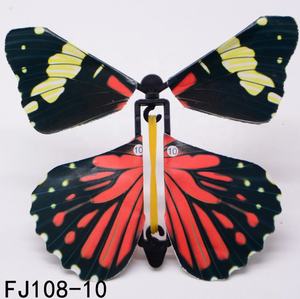 Farfalle volanti magiche colorate con fascia di gomma potenziata giocattoli per bambini oggetti di scena magici Set sorprese regalo di compleanno - Product Image 2