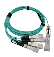 Cable Óptico Activo de Alta Velocidad QSFP+ AOC 40G a 4*SFP+ 1M 2M 3M 5M 10G 25G, Cable SFP+ QSFP28 para Switch de Centro de Datos