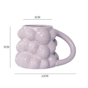 Taza de agua de cerámica creativa para el hogar, taza de café sencilla y bonita con personalidad, regalo de oficina para <span class=keywords><strong>desayuno</strong></span> y leche - Product Image 5